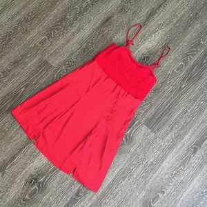 🍒 For Love And Lemons Red Fiona Dress, S